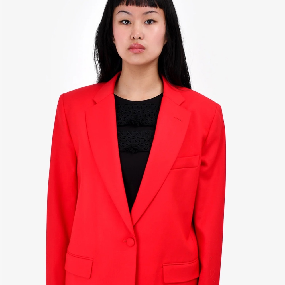 The Attico RED Single Breasted Blazer size 38 (XS) NWT